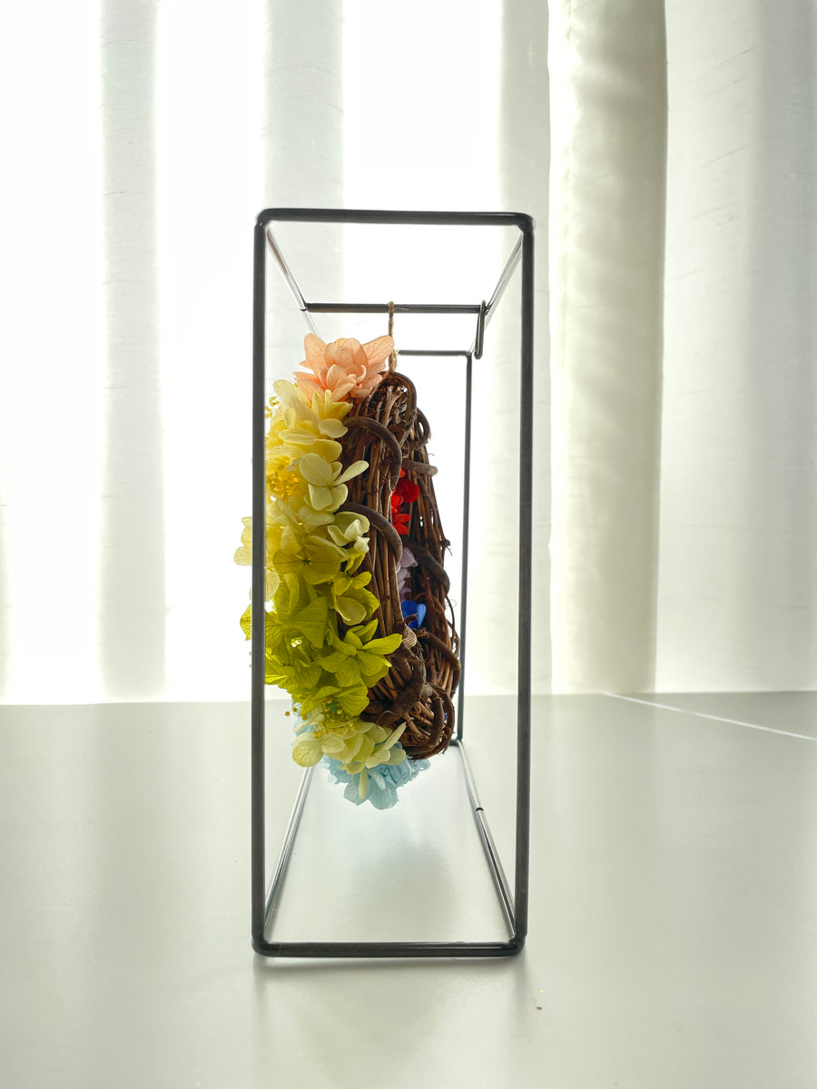 クリステル❀ 限定品✿虹色リース❀ クリスマスリース 虹色リース – cheerful-flower